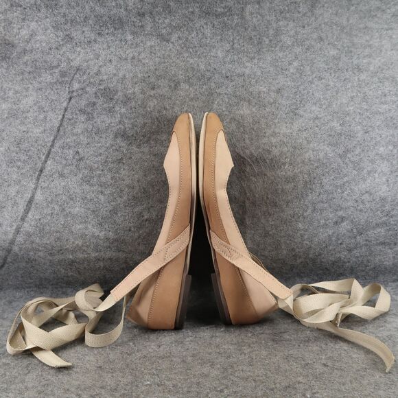 Free People Shoes Womens 36 Flats Ankle Wrap Tie Fashion Boho Leather Classic - Picture 10 of 15